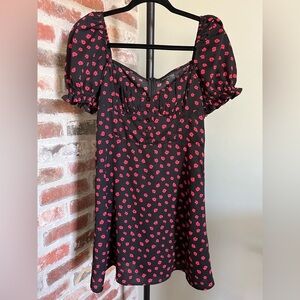 White Fox Boutique floral Kendra Mini Dress | size medium